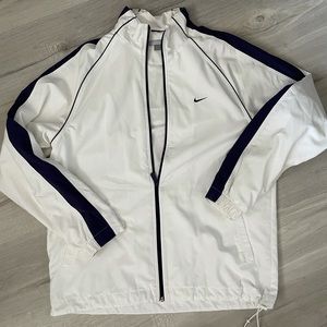 Nike white & purple windrunner
